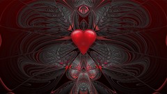 Abstract Hearts artwork