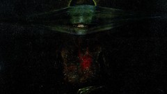 Abstract horror artwork eerie