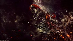 Abstract Horses Desktopography