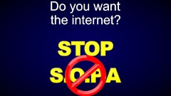 Abstract Internet sopa