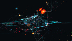 Abstract Iron Man digital