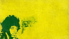 Abstract jimi hendrix artwork