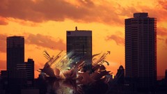 Abstract Landscapes towns