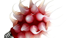 Abstract light bulbs Simple