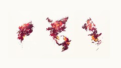 Abstract lights multicolor