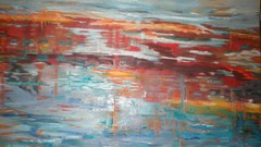 Abstract lines multicolor