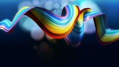 Abstract lines multicolor