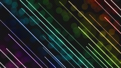 Abstract lines multicolor digital art