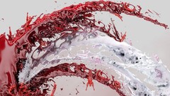 Abstract liquid 3d