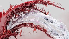 Abstract liquid 3D renders