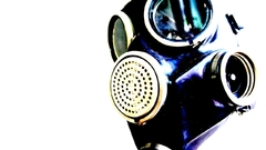 Abstract mask gas gasmask