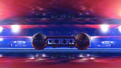 Abstract metal Metallic 3d spheres digital art fantasy art