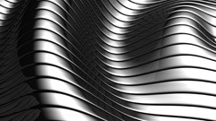 Abstract Metallic curved grayscale
