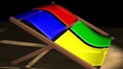 Abstract microsoft multicolor windows xp