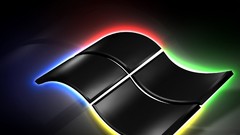 Abstract microsoft multicolor windows xp