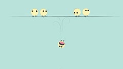 Abstract minimalistic Birds