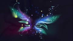 Abstract minimalistic digital art