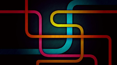 Abstract minimalistic pipes