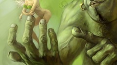 Abstract Monsters advertisement artwork pinups