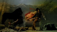 Abstract Movie Cowboys Robots