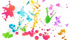 Abstract multicolor artwork colors