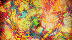 Abstract multicolor artwork Matei