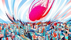 Abstract multicolor artwork Matei Apostolescu