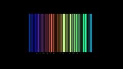 Abstract multicolor barcode black