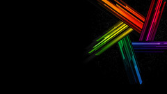 Abstract multicolor black background
