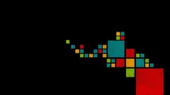 Abstract multicolor black background