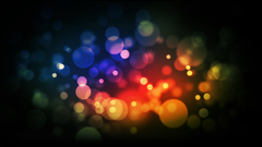 Abstract multicolor bokeh