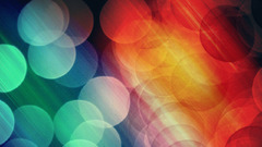 Abstract multicolor bokeh