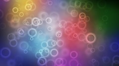 Abstract multicolor bubbles