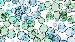 Abstract multicolor bubbles