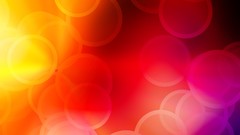 Abstract multicolor circles bokeh