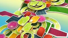 Abstract multicolor digital art