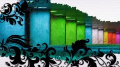 Abstract multicolor digital art