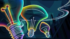 Abstract multicolor digital art