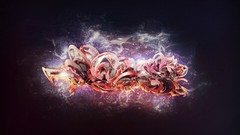 Abstract multicolor digital art