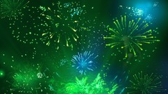 Abstract multicolor fireworks