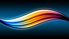 Abstract multicolor flow