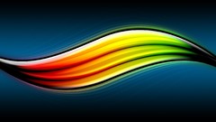 Abstract multicolor flow