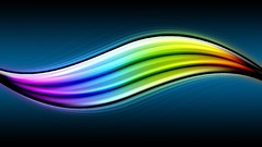 Abstract multicolor flow