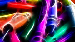 Abstract multicolor Fractalius Crayons