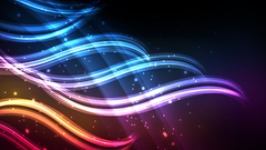 Abstract multicolor lines