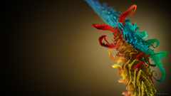 Abstract multicolor macro