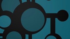 Abstract multicolor magenta