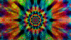 Abstract multicolor psychedelic
