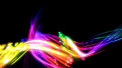 Abstract multicolor rainbows