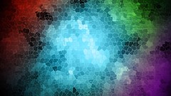 Abstract multicolor rainbows